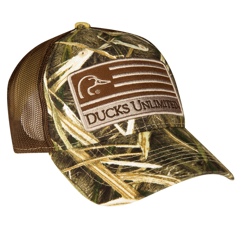 Ducks Unlimited Men’s Camo Mesh-Back Hat image number 1