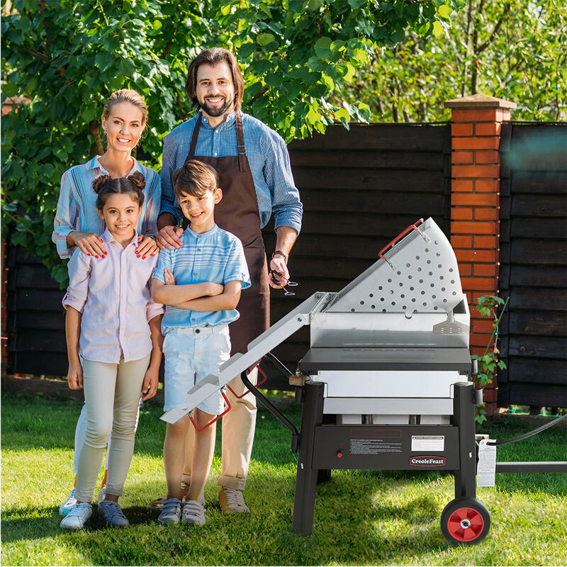 Royal Gourmet Creole Feast 70-Quart Crawfish Boiler Outdoor Gas Seafood Cooker image number 15