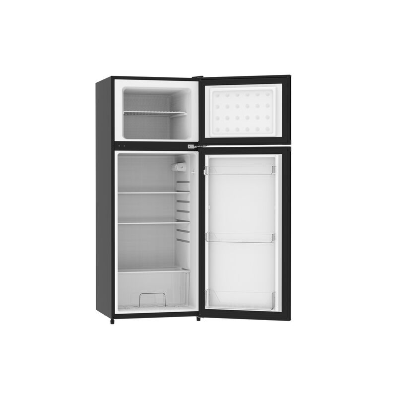 CONTOURE 8.0 Cu. Ft. RapidCold 12V Top-Freezer RV Refrigerator in Black image number 2