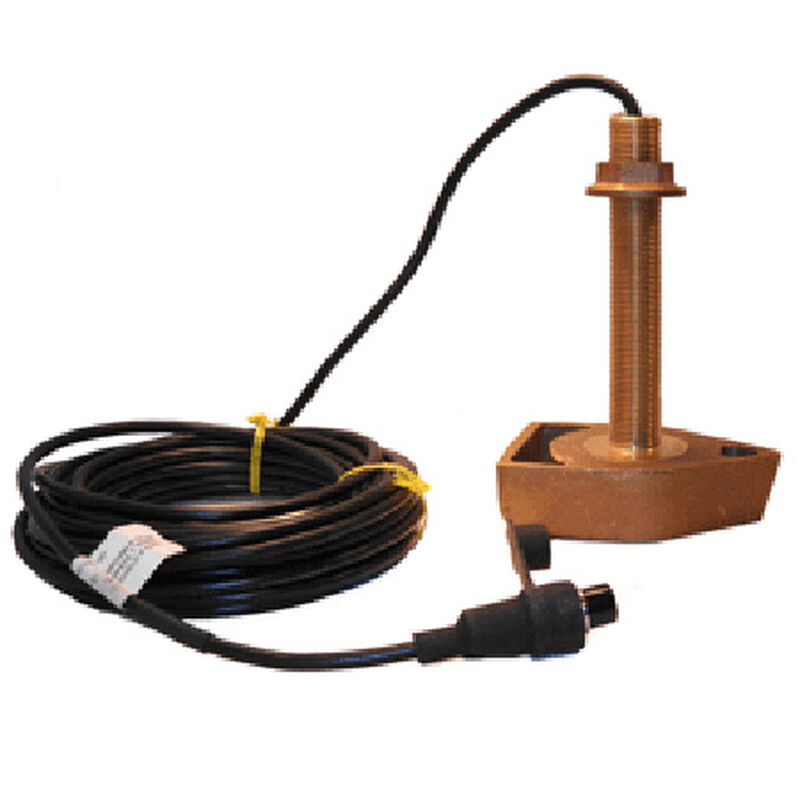 Si-Tex Bronze Thru-Hull Transducer For SDD-110 image number 1