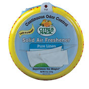 Citrus Magic Solid Air Fresheners, Pure  Linen, 8 oz., 2-Pack
