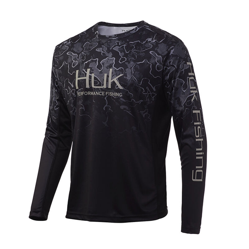 HUK Men’s Icon X Camo Fade Long-Sleeve Shirt image number 11