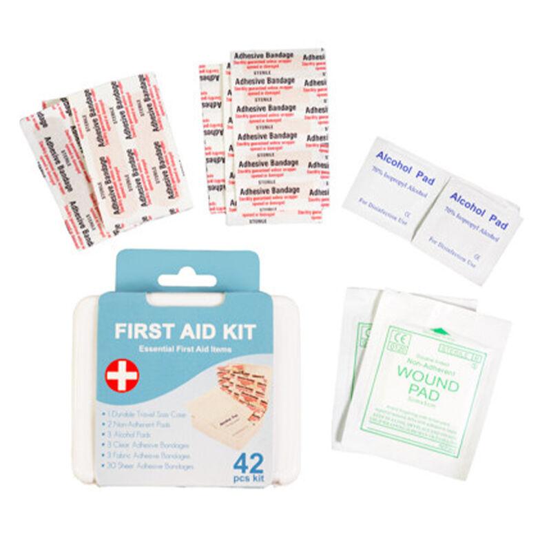Regent Products 42PC First Aid Kit in Plastic Case