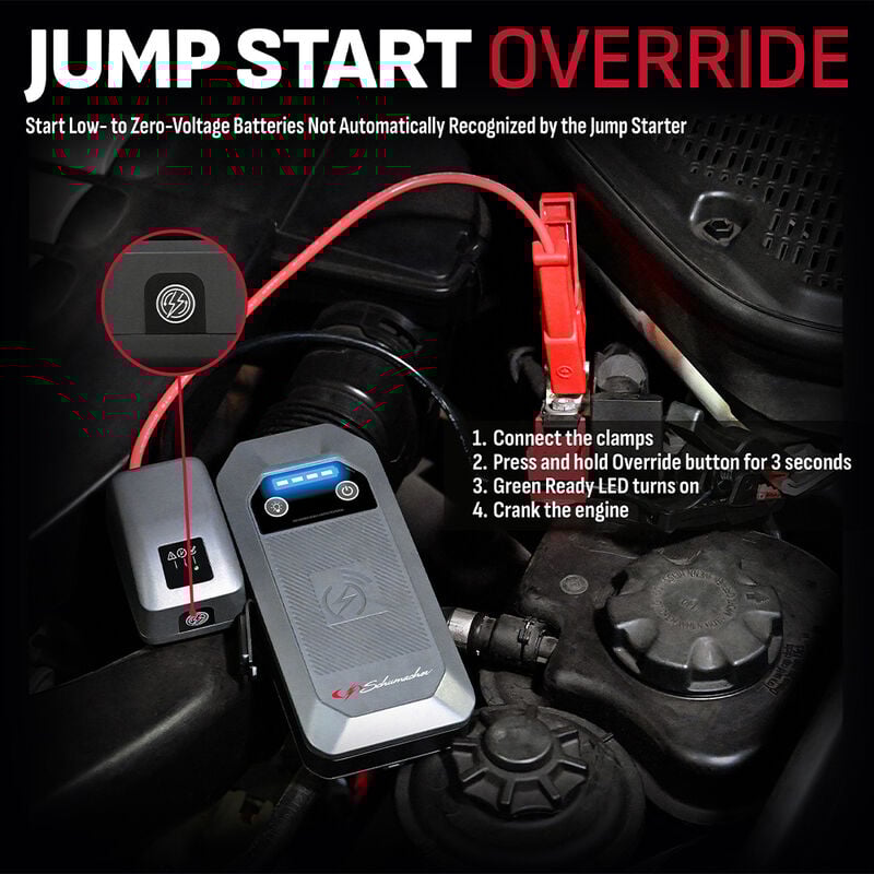 Schumacher SL1674 4-in-1 Lithium Jump Starter and 1500A Portable Power Pack image number 10