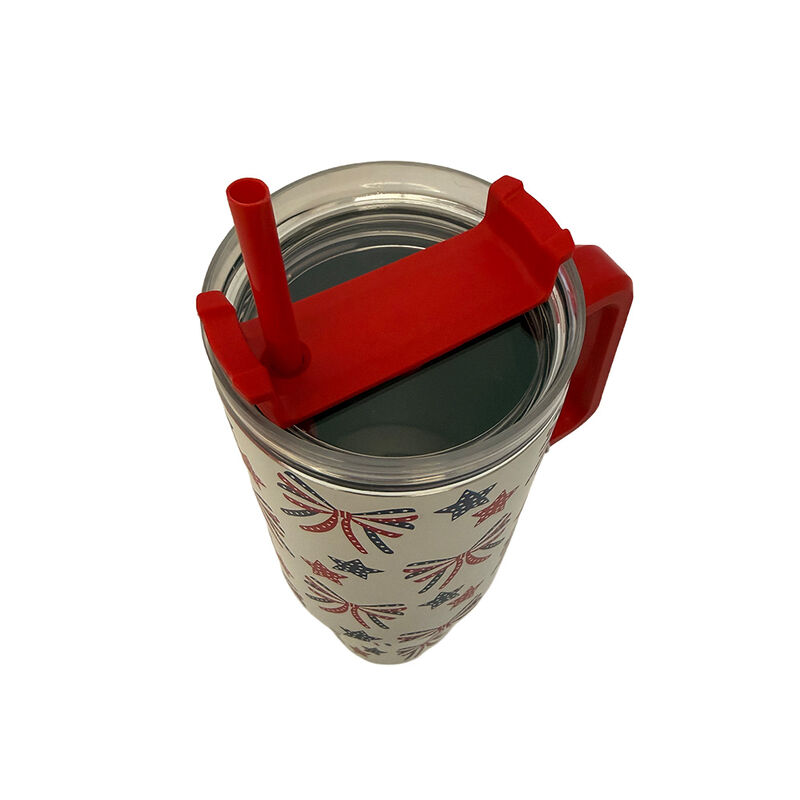 Cook With Color Stainless Steel 40 oz. Tumbler - Red/White/Blue image number 2