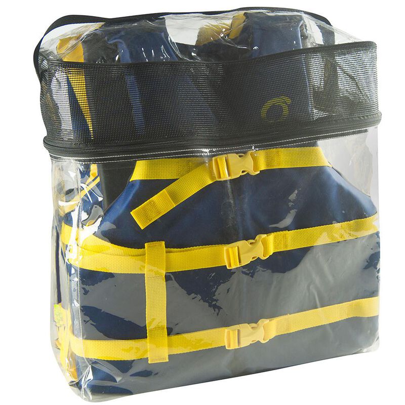 Overton's Universal Adult Life Jackets 4-Pack, Blue image number 3