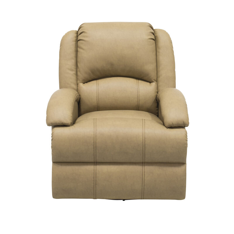 Thomas Payne Collection Heritage Series Swivel Glider Recliner, Oxford Tan image number 3