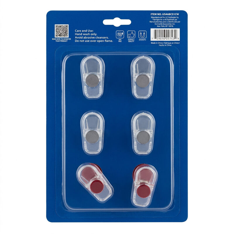 Enchante 6-Pack Round Bag Clips  image number 2