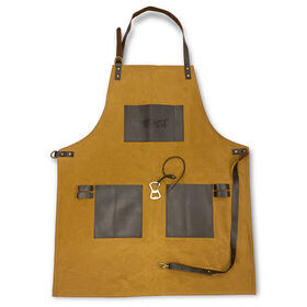 Bayou Classic Waxed Canvas and Leather Grill Apron