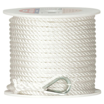 Twisted Nylon Anchor Line, 1/2" x 100'
