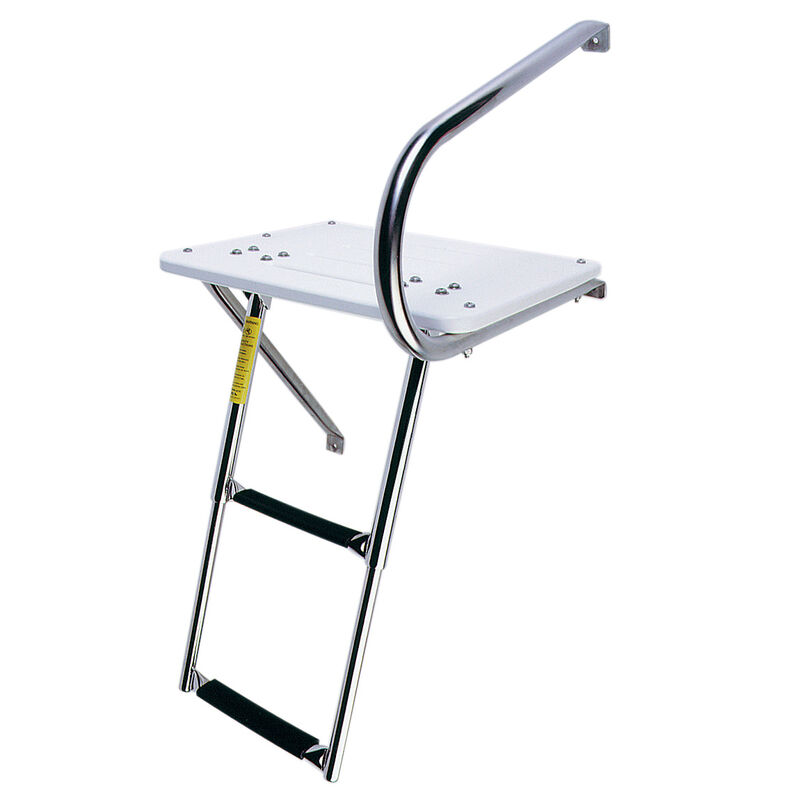 EEz-In Outboard Transom Platform with Two-Step Telescoping Ladder image number 1