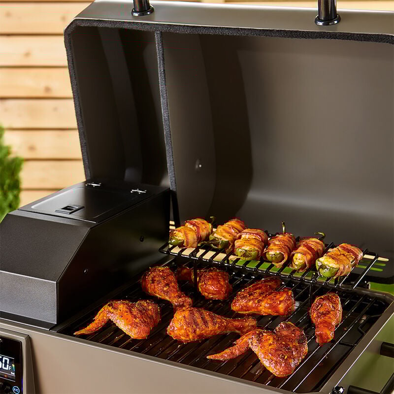 TYTUS Emberwood Pellet Smoker with Grill and Prep Cart and Cover image number 11