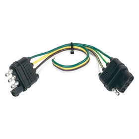 Husky Towing 4 Wire Flat Extension Harness 18"L