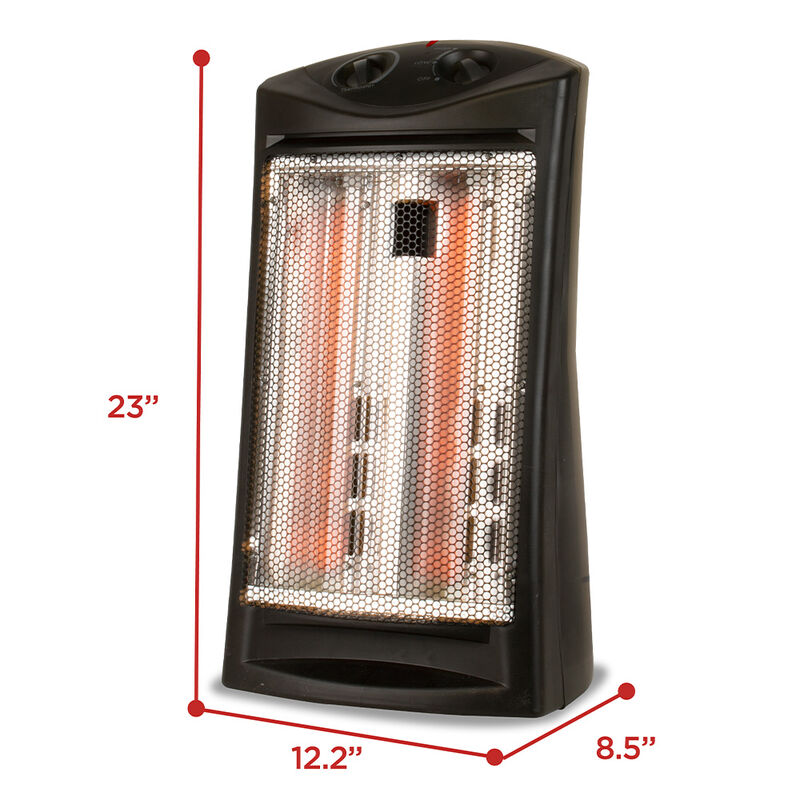 Black+Decker 1500W Electric Infrared Quart Space Heater image number 8