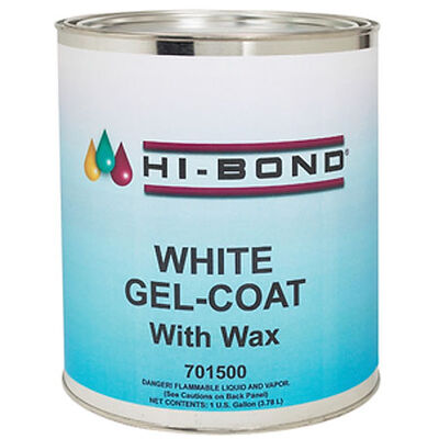 Hi-Bond White Gel Coat With Wax, Quart