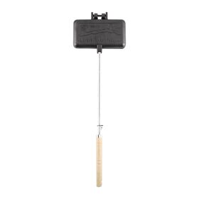 Coghlan's Double Cast Iron Camp Cooker with Wooden Handles