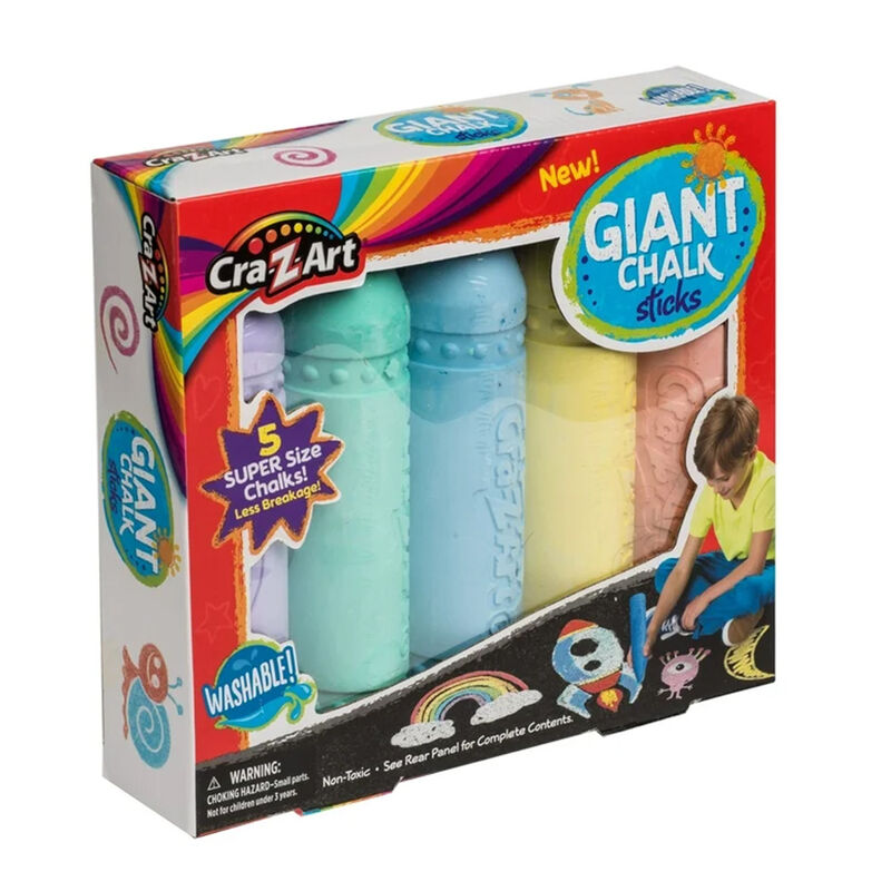 Cra-Z-Art 5ct Washable Giant Chalk Set image number 3