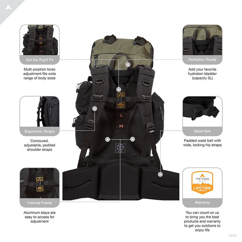 Teton Sports Explorer 4000 Backpack image number 12