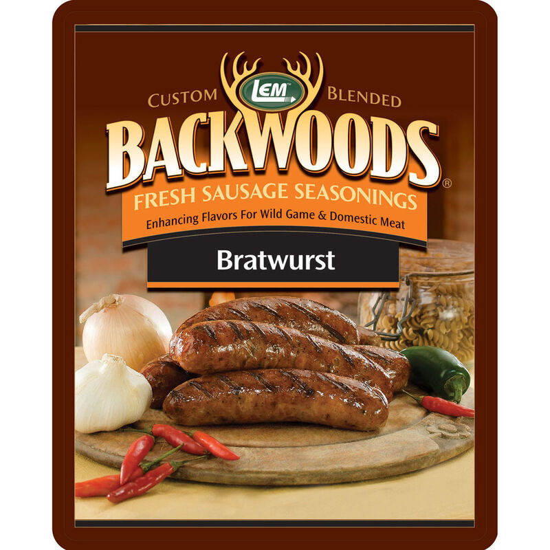 LEM Backwoods Bratwurst Fresh Sausage Seasoning, 25 lbs. image number 1