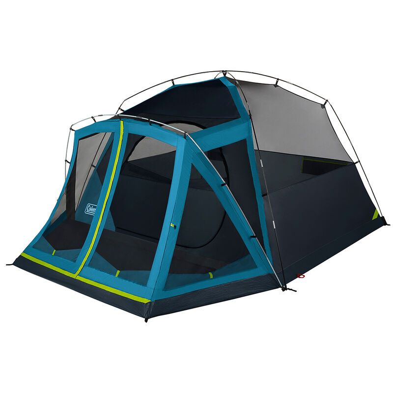 Coleman Skydome 6-Person Screen Room Camping Tent with Dark Room Technology image number 3