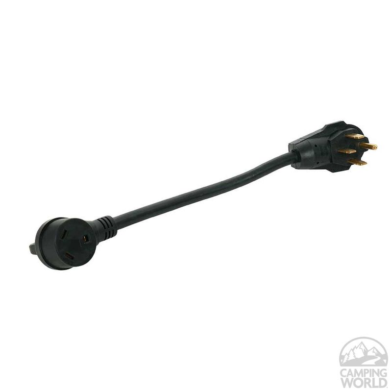 50 Male to 30 Female Adapter, 19”L Round Cord image number 2