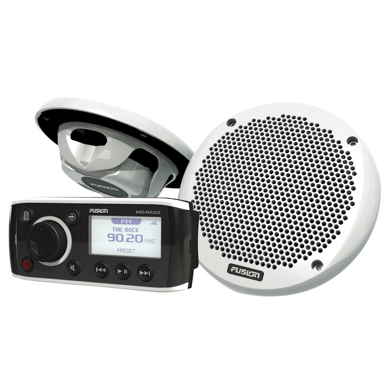 Fusion MS-RA50 Receiver Package With MS-EL602 Speakers image number 1