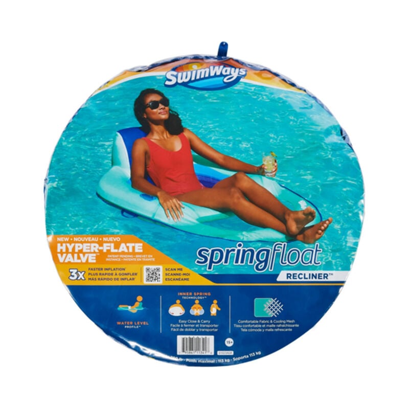 Swimways Spring Float Recliner Pool Lounger image number 2