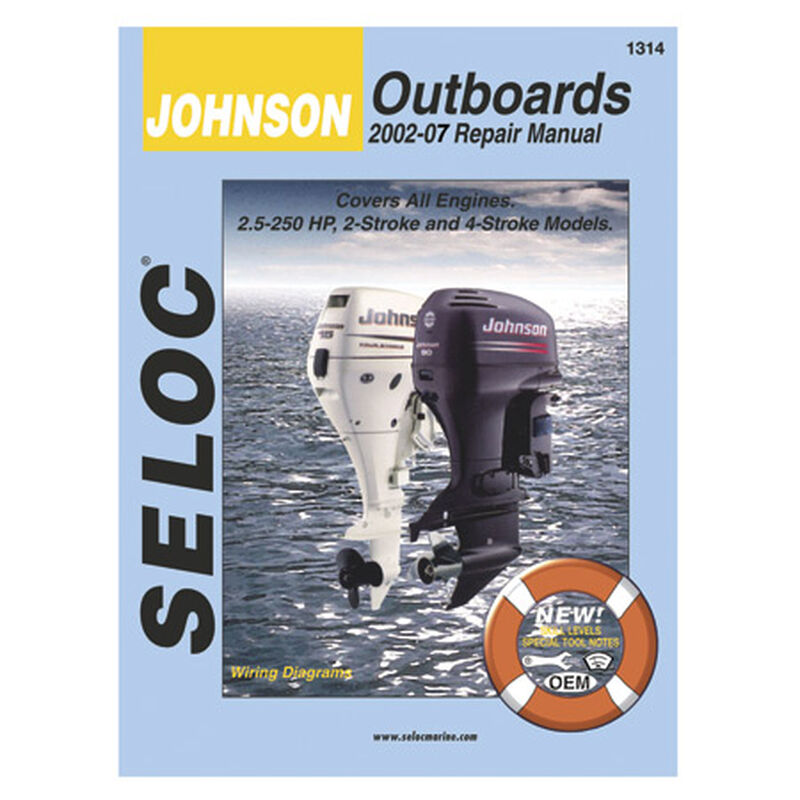 Seloc Marine Outboard Repair Manual for Johnson '02 - '07 image number 1