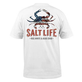 Salt Life Men's American Crab Pocket Short-Sleeve Tee