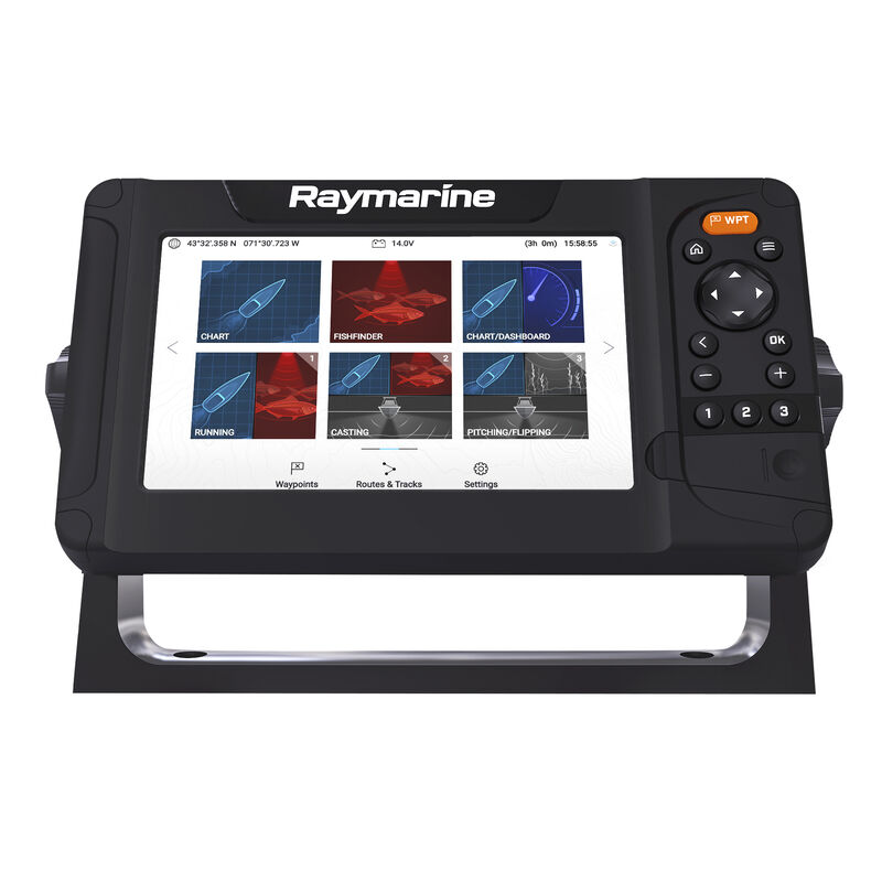 Raymarine Element 7 HV GPS Fishfinder w/Navionics Nav+ US & Canada Charts, no transducer image number 4