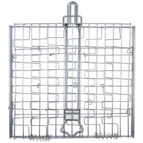 Chrome Basket with Foldable Handle