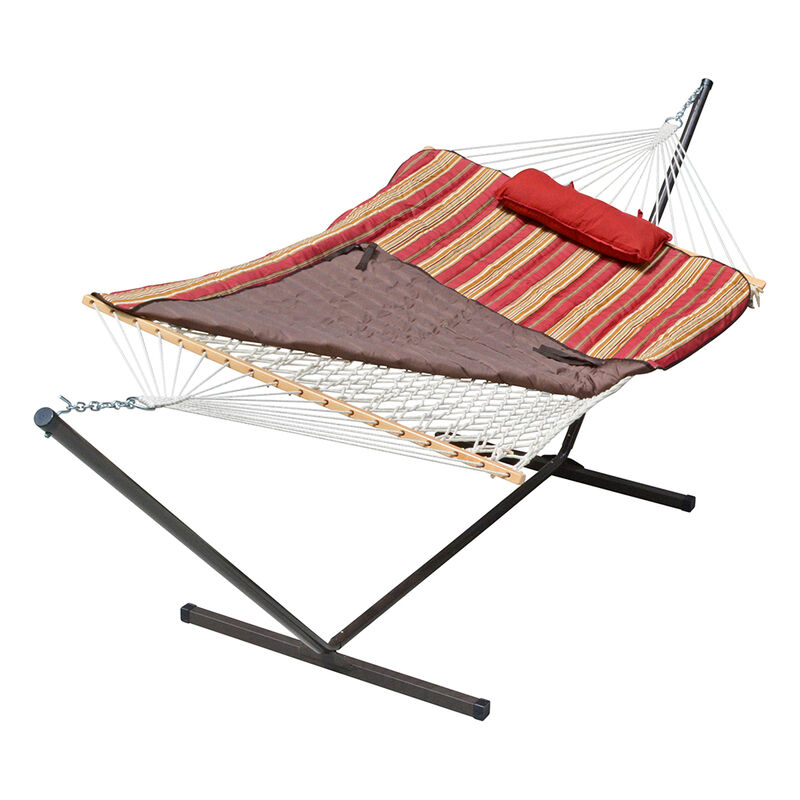 Algoma Rope Hammock, Stand, Pad, and Pillow Combination image number 20