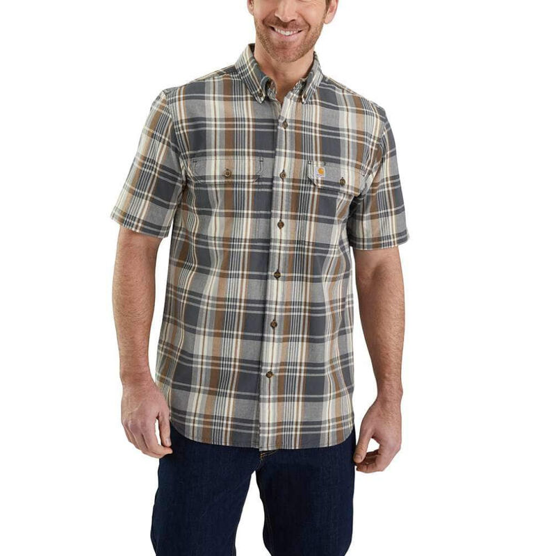 Carhartt Men’s Fort Plaid Short-Sleeve Shirt image number 1