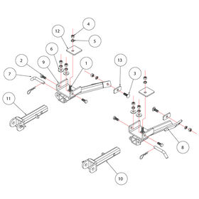 Roadmaster Direct-Connect Baseplate Kit 199-6 for GM SUVs & Trucks (199-6)