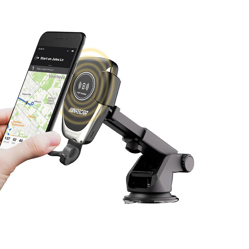 NASCAR Power Grip 15W Wireless Fast Charging Phone Mount image number 2
