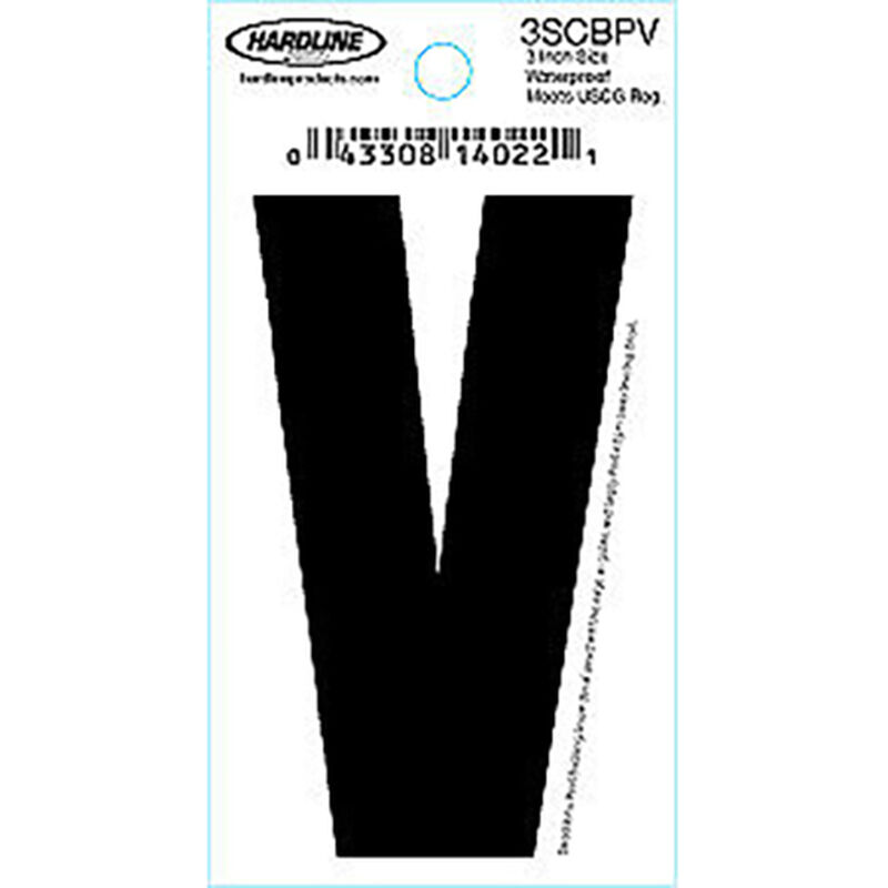 Hardline 3" Vinyl Boat Lettering 3SCBPV image number 1