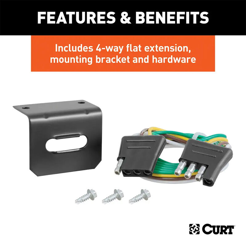 CURT 58936 Custom Towed-Vehicle RV Wiring Harness, Select Chevrolet Sonic image number 4