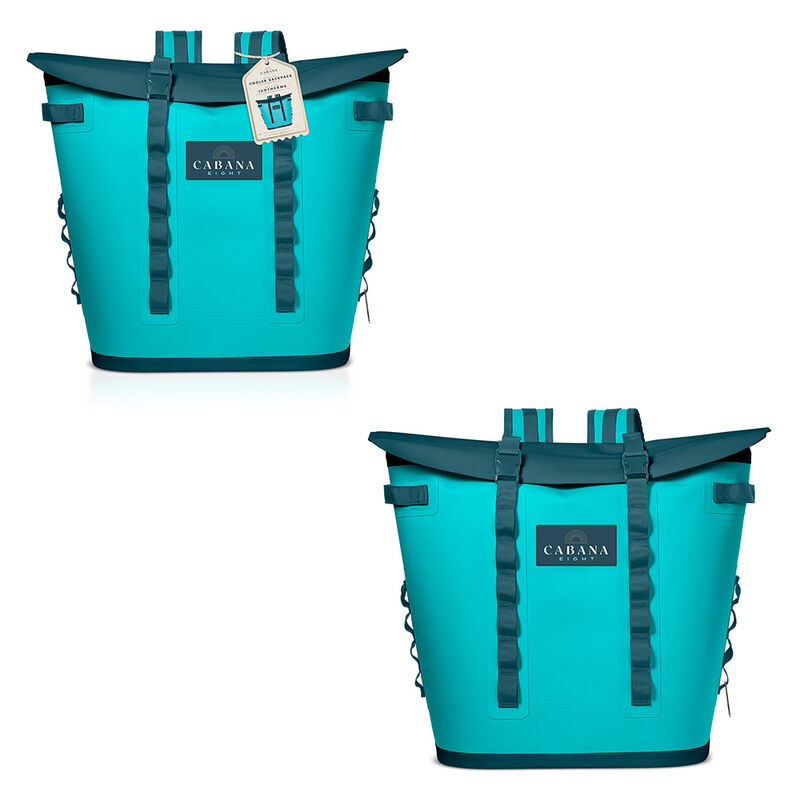 Cabana Eight Turquoise/Blue Backpack Soft Cooler  image number 2