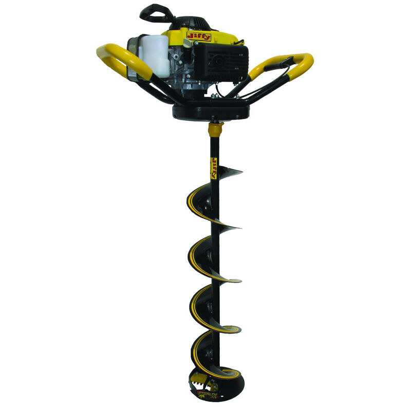 Jiffy 4G Gas-Powered 4-Stroke Ice Auger with 10" Stealth STX Drill Assembly image number 1