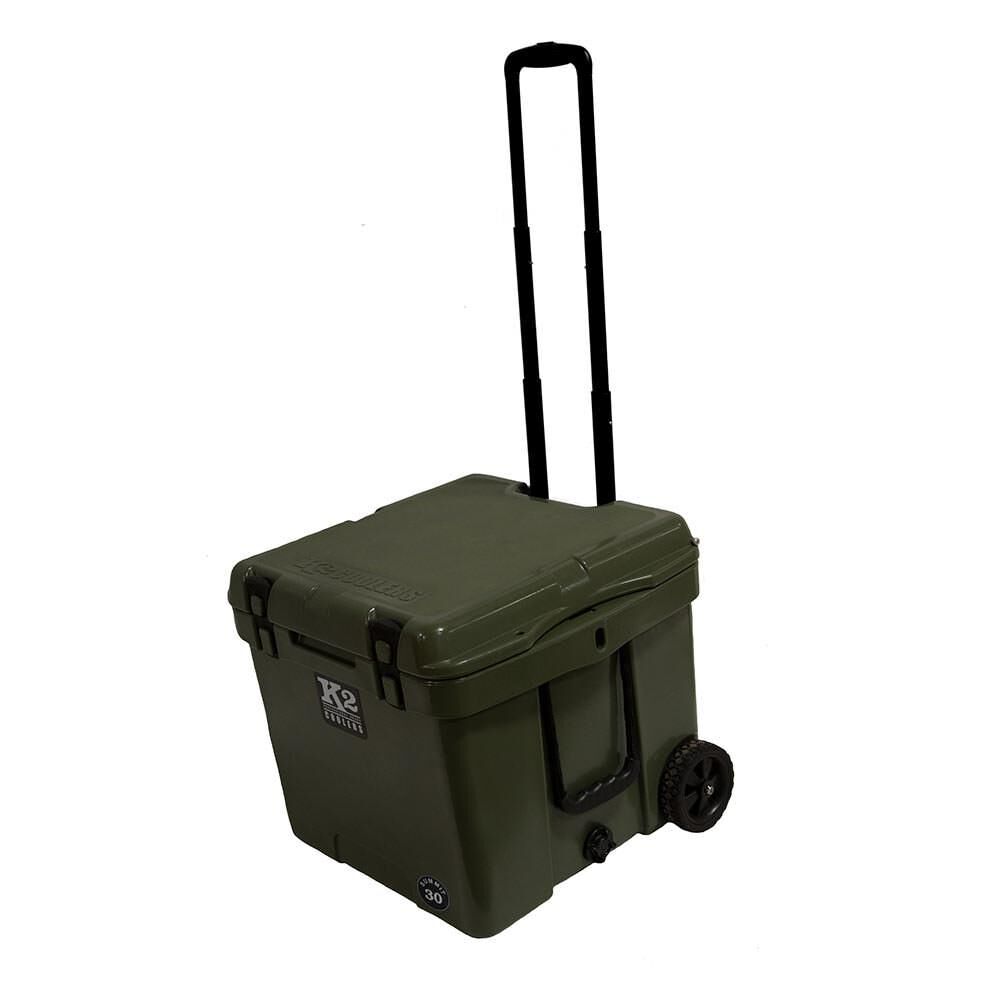 wheeled rotomolded cooler