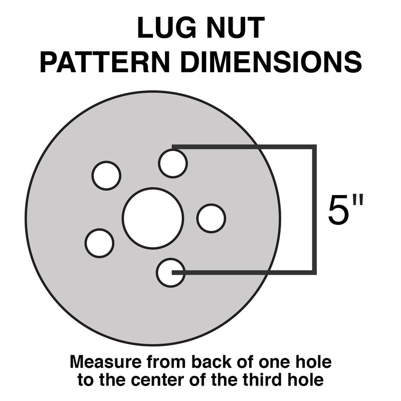 Goodyear Marathon 205/75 R 15 Radial Trailer Tire, 5-Lug White Spoke Rim image number 2