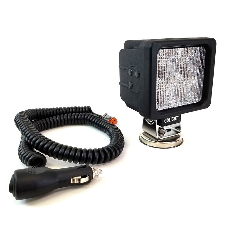 Golight GXL Work Floodlight, Portable Magnetic Mount, Black image number 1