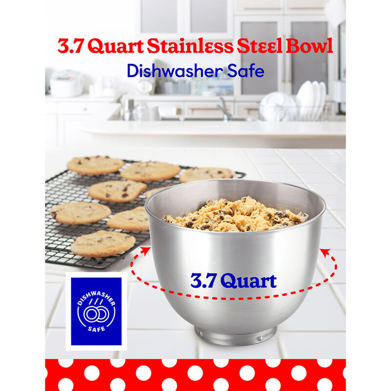 Betty Crocker 3.7-Quart Electric Stand Mixer image number 6