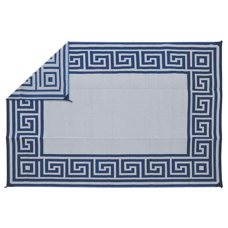 Reversible Greek Motif Design Patio Mat image number 34