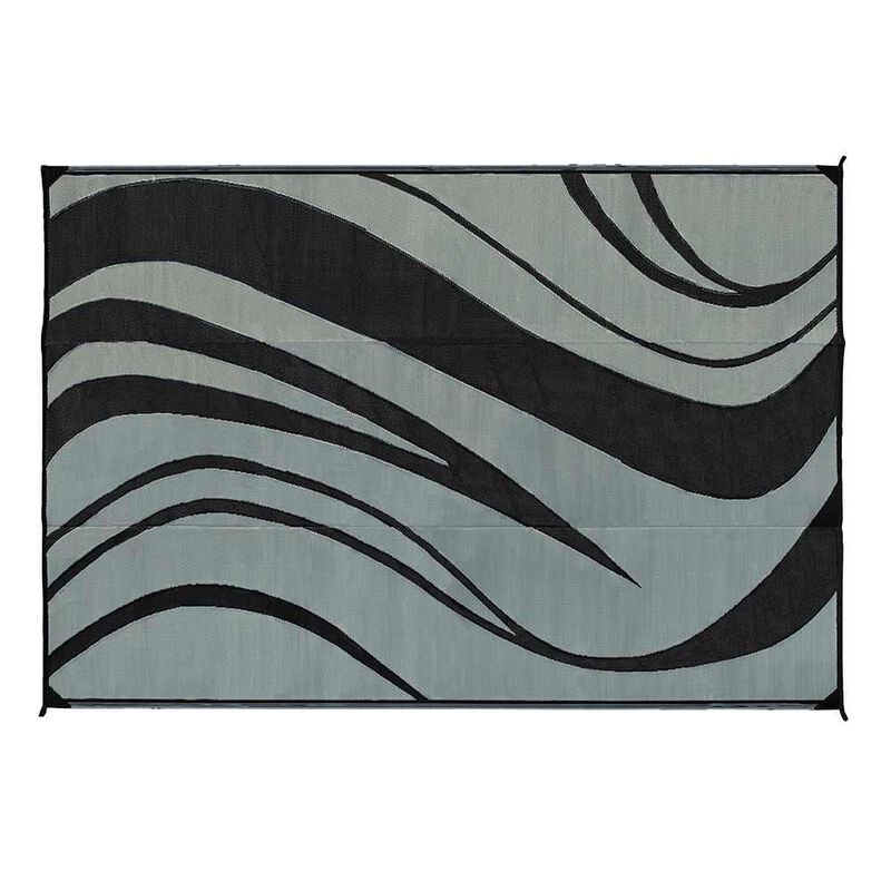 Reversible Wave Design Patio Mat image number 2