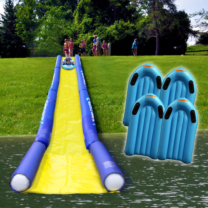 Rave Turbo Chute Hill and Lake Water Slide Package image number 1