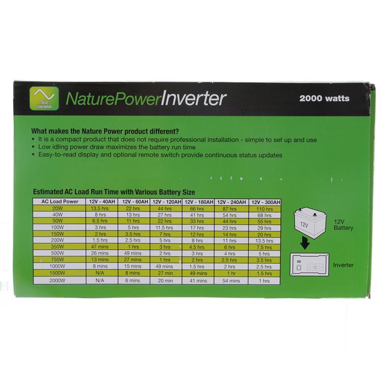 Nature Power 2000W Sine Wave Inverter image number 3