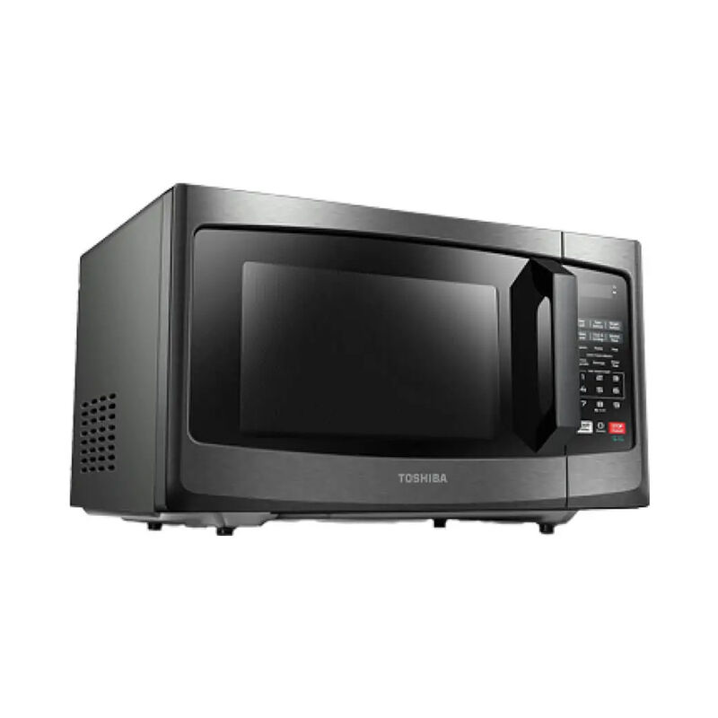 Toshiba 0.9 CU. FT. 900W Microwave Oven - Black Stainless Steel image number 6