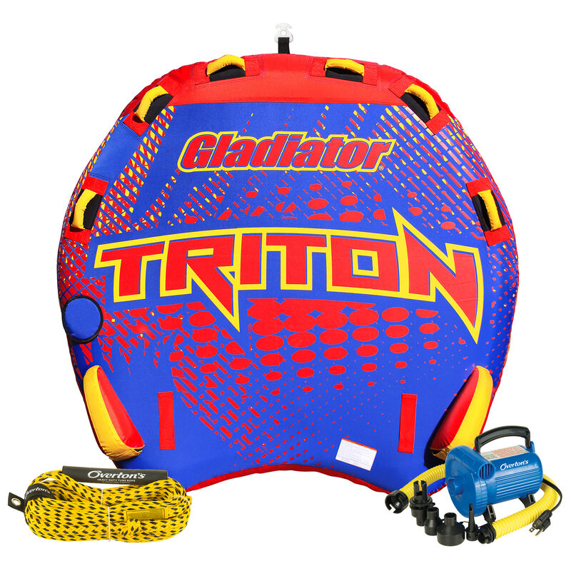 Gladiator Triton 3-Person Towable Tube Package image number 1