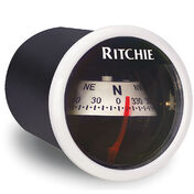 RitchieSport X-21 Dash-Mount Compass, white w/white card